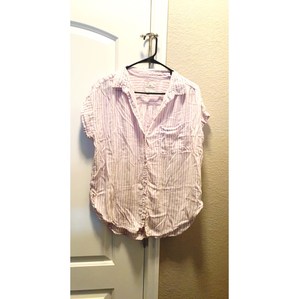 American Eagle button up
